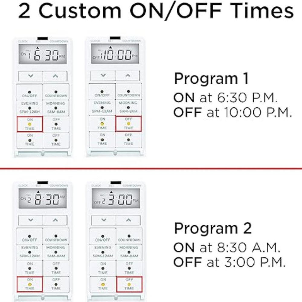 UltraPro 24-Hour Digital In-Wall Timer - Picture 6 of 7